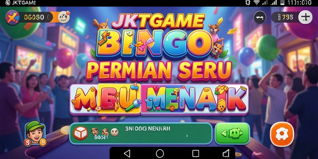 Tangkapan layar gameplay Bingo JKTGAME dengan suasana seru.