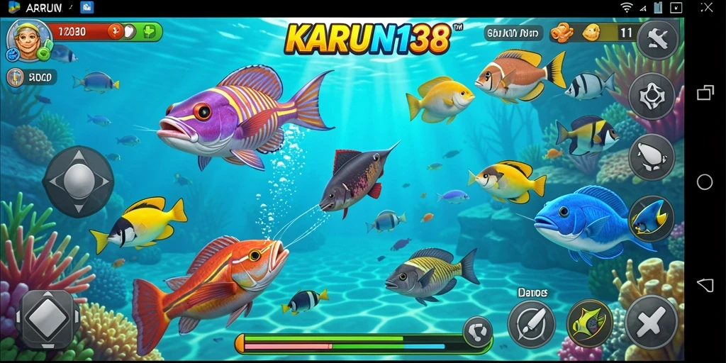 Gameplay seru Tembak Ikan di KARUN138 dengan grafis menawan.