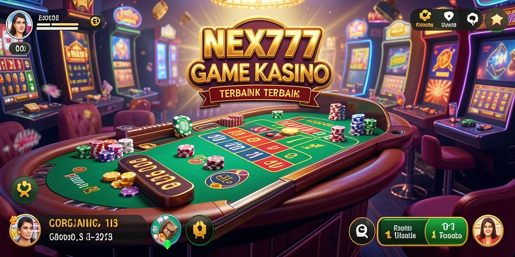 Tampilan permainan Kasino yang mengasyikkan di NEX777.