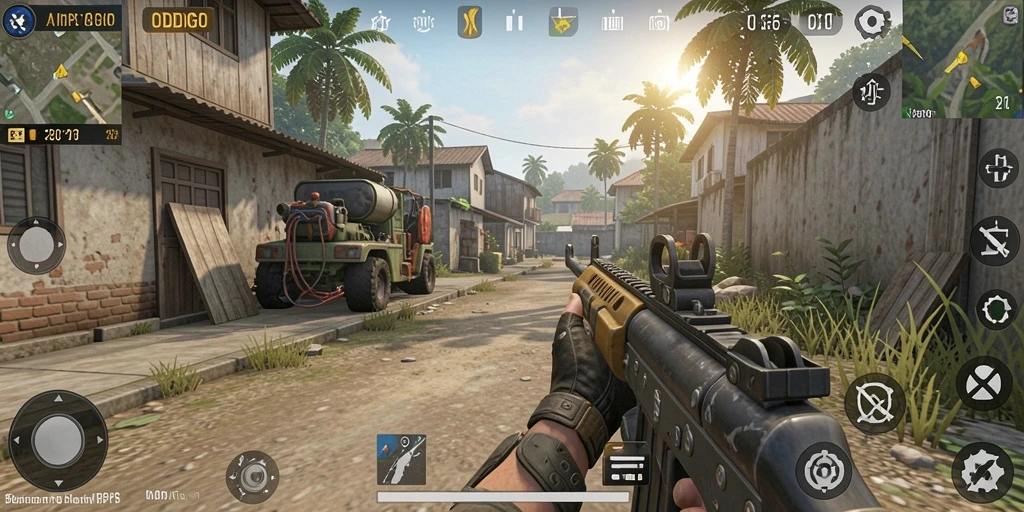 Tampilan gameplay ODDIGO yang mendebarkan dan penuh aksi.