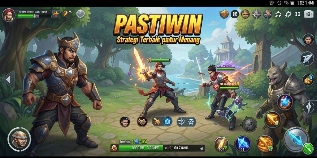 Tampilan gameplay seru PASTIWIN dengan berbagai strategi yang mendebarkan.