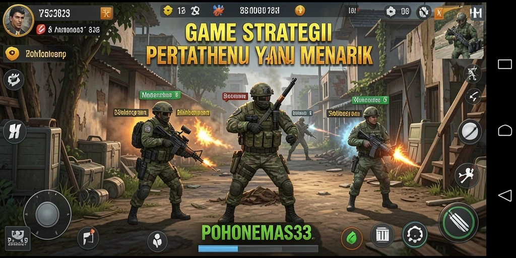 Tampilan menakjubkan gameplay POHONEMAS33 yang menantang.