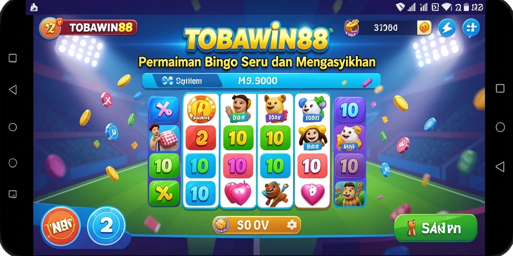 Tampilan gameplay seru dari TOBAWIN88 yang menyenangkan.