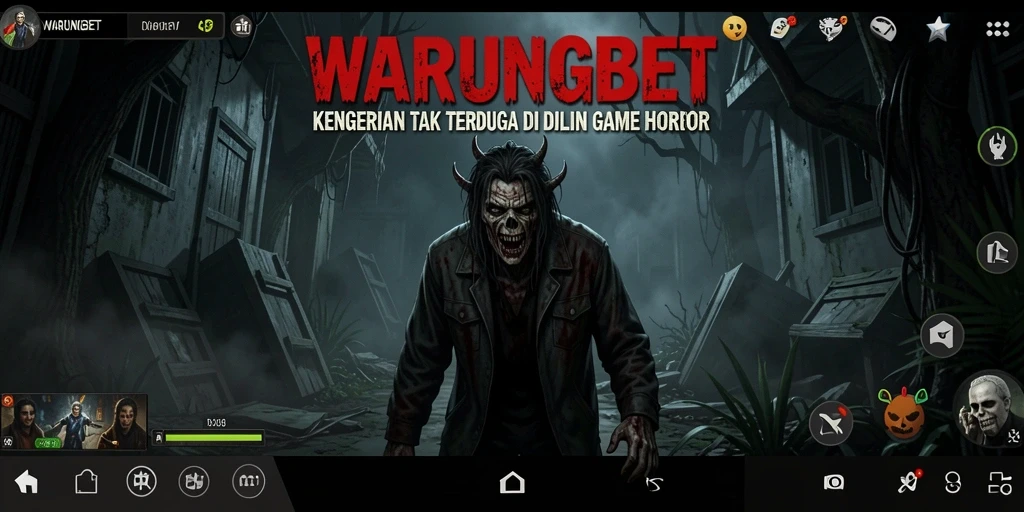 Screenshot gameplay menegangkan di dalam dunia horor WARUNGBET.